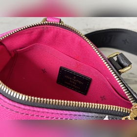 LV Модель： M59860 Розовый Сумка BB Классический узор из увеличе
