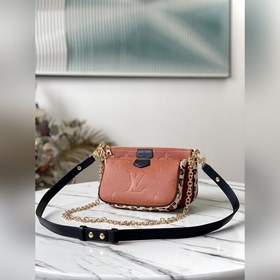 LV Артикул： M80399 Серия с леопардовым принтом Multi Pochette Ac