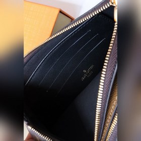 LV Артикул： M69203 Сумка Double Zip Pochette Сочетание ткани Mo