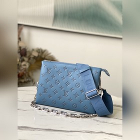 LV Модель M57790 Сине-серый  Coussin Маленькая сумка Из капсуль