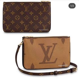 LV Модель M67562 POCHETTE DOUBLE ZIP Сумка на цепочке Сумка Poch