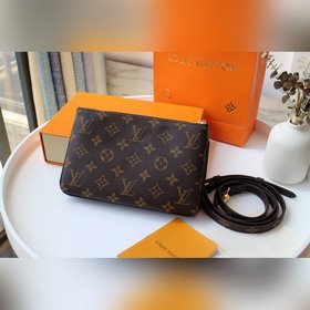 LV Модель M67562 POCHETTE DOUBLE ZIP Сумка на цепочке Сумка Poch