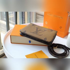 LV Модель M67562 POCHETTE DOUBLE ZIP Сумка на цепочке Сумка Poch