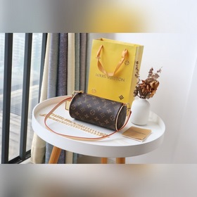 LV Подержанная сумка-цилиндр Модель： M40713 Старый узор Сверхми