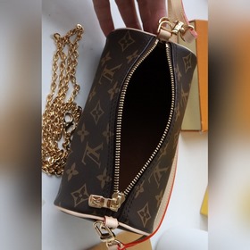 LV Подержанная сумка-цилиндр Модель： M40713 Старый узор Сверхми