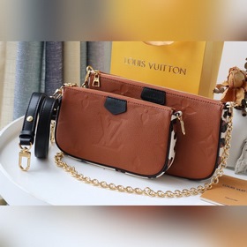 LV Артикул： M45777 Леопардовый принт Multi Pochette Accessories С
