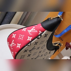 LV Модель： M46091 Черный Сумка BB Узор на коже создан с помощью п