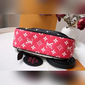 LV Модель： M46091 Черный Сумка BB Узор на коже создан с помощью п