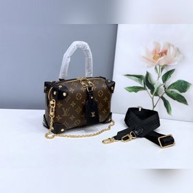 LV  Сумка Petite Malle Souple Модель： M45571 Черная сумка Petite