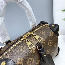 LV  Сумка Petite Malle Souple Модель： M45571 Черная сумка Petite