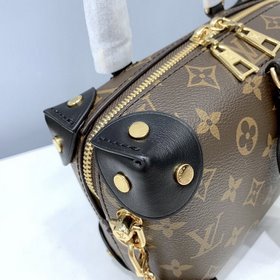LV  Сумка Petite Malle Souple Модель： M45571 Черная сумка Petite