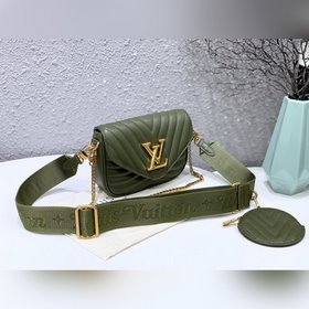 LV Модель： M56466 Хаки Multi Pochette New Wave Сумка Изготовлена
