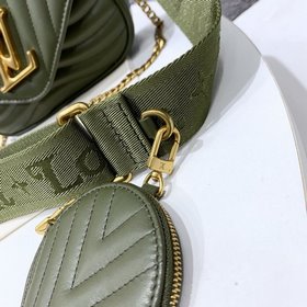 LV Модель： M56466 Хаки Multi Pochette New Wave Сумка Изготовлена 
