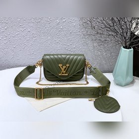 LV Модель： M56466 Хаки Multi Pochette New Wave Сумка Изготовлена 