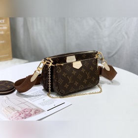 LV Модель： M44823 Старая модель. Компактная и легкая сумка из бре