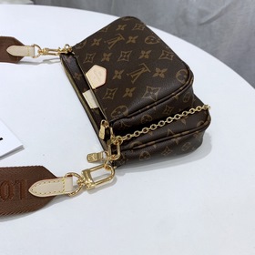 LV Модель： M44823 Старая модель. Компактная и легкая сумка из бре