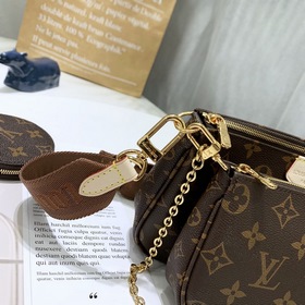 LV Модель： M44823 Старая модель. Компактная и легкая сумка из бре