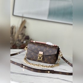 LV Артикул： M46279 Почтальонская сумка с винтажным принтом, мален