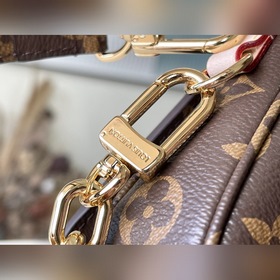 LV Артикул： M46279 Почтальонская сумка с винтажным принтом, мален