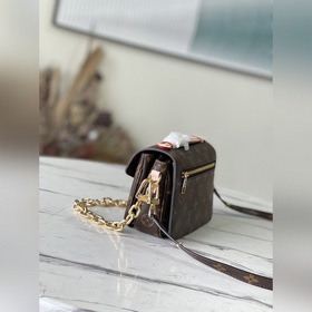 LV Артикул： M46279 Почтальонская сумка с винтажным принтом, мален