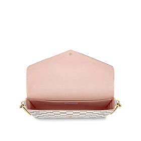 LV сумка с цепочкой в клетку Размеры： 21,0 x 12,0 x 3,0 см (Длин