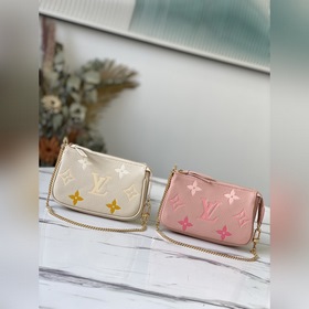 LV Модель M80501 Ванильно-желтый Мини-сумочка Pochette Accessoir