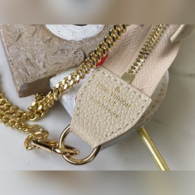 LV Модель M80501 Ванильно-желтый Мини-сумочка Pochette Accessoir