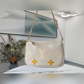 LV Модель M80501 Ванильно-желтый Мини-сумочка Pochette Accessoir