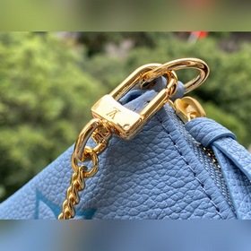 LV Артикул： M80501 Летняя синяя сумка Mini Pochette Accessoires