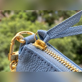 LV Артикул： M80501 Летняя синяя сумка Mini Pochette Accessoires 