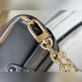 LV Артикул： M63913 Старинный Trunk Vertical сумка на цепочке Из
