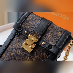 LV Артикул： M63913 Старинный Trunk Vertical сумка на цепочке Из