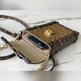 LV Артикул： M67873 Желтый Trunk Vertical сумка на цепочке Изгото