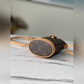 LV Артикул： M80874  Fold Me сумочка Изготовлена из ткани Monogr