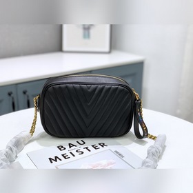 LV 【Фотосумка New Wave】 Артикул： M53682 Черный Одета в кожу тел