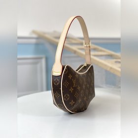 LV Модель M51511 Подержанная сумка-мешочек Один плечевой ремень,