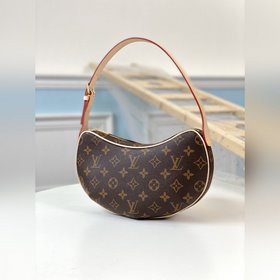 LV Модель M51511 Подержанная сумка-мешочек Один плечевой ремень,