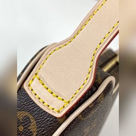 LV Модель M51511 Подержанная сумка-мешочек Один плечевой ремень,