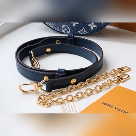 LV Артикул： M81166 Джинсовый синий Loop полукруглая сумка-багет