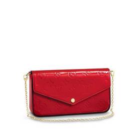 LV Тележка из тисненной кожи Цепочка Размеры： 21,0 x 12,0 x 3,0 с