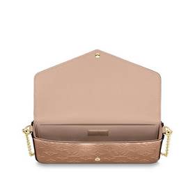 LV Monogram Vernis лакированная кожа с цепочкой, мини-сумка Разме