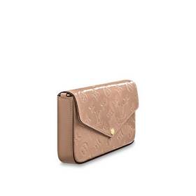 LV Monogram Vernis лакированная кожа с цепочкой, мини-сумка Разме