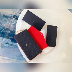 LV Monogram Empreinte кожа - Маленькая сумка на цепочке Отделка и