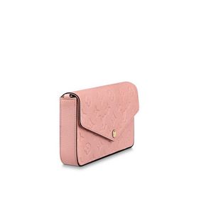 LV  Внешний слой из тисненной кожи Тележка с цепочкой Внутренняя