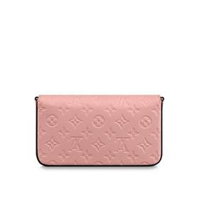 LV  Внешний слой из тисненной кожи Тележка с цепочкой Внутренняя
