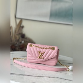 LV Артикул： M20687 Розовый маленький чемоданчик на цепочке Эта