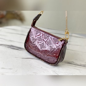 LV Артикул： M58009 Лакожа, бордовый MINI POCHETTE ACCESSORIES Э