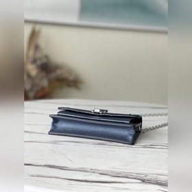 LV Модель： M59077 Синий Короткая сумка на цепочке Маленькая сумк