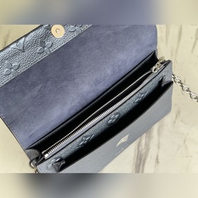 LV Модель： M59077 Синий Короткая сумка на цепочке Маленькая сумк