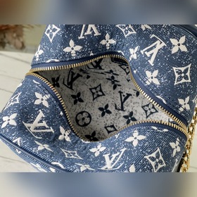 LV Модель： M59611 Джинсовый синий Сумка SQUARE Дизайн вдохновлен